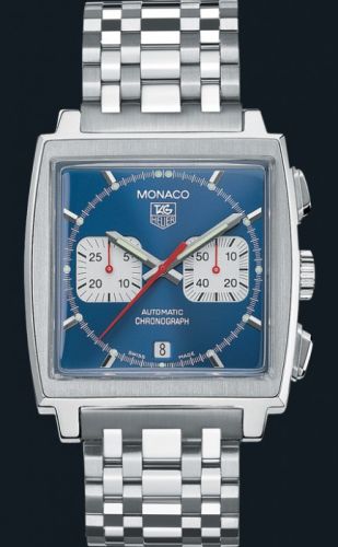 TAG Heuer Monaco Calibre 17 Stainless Steel / Blue / Bracelet